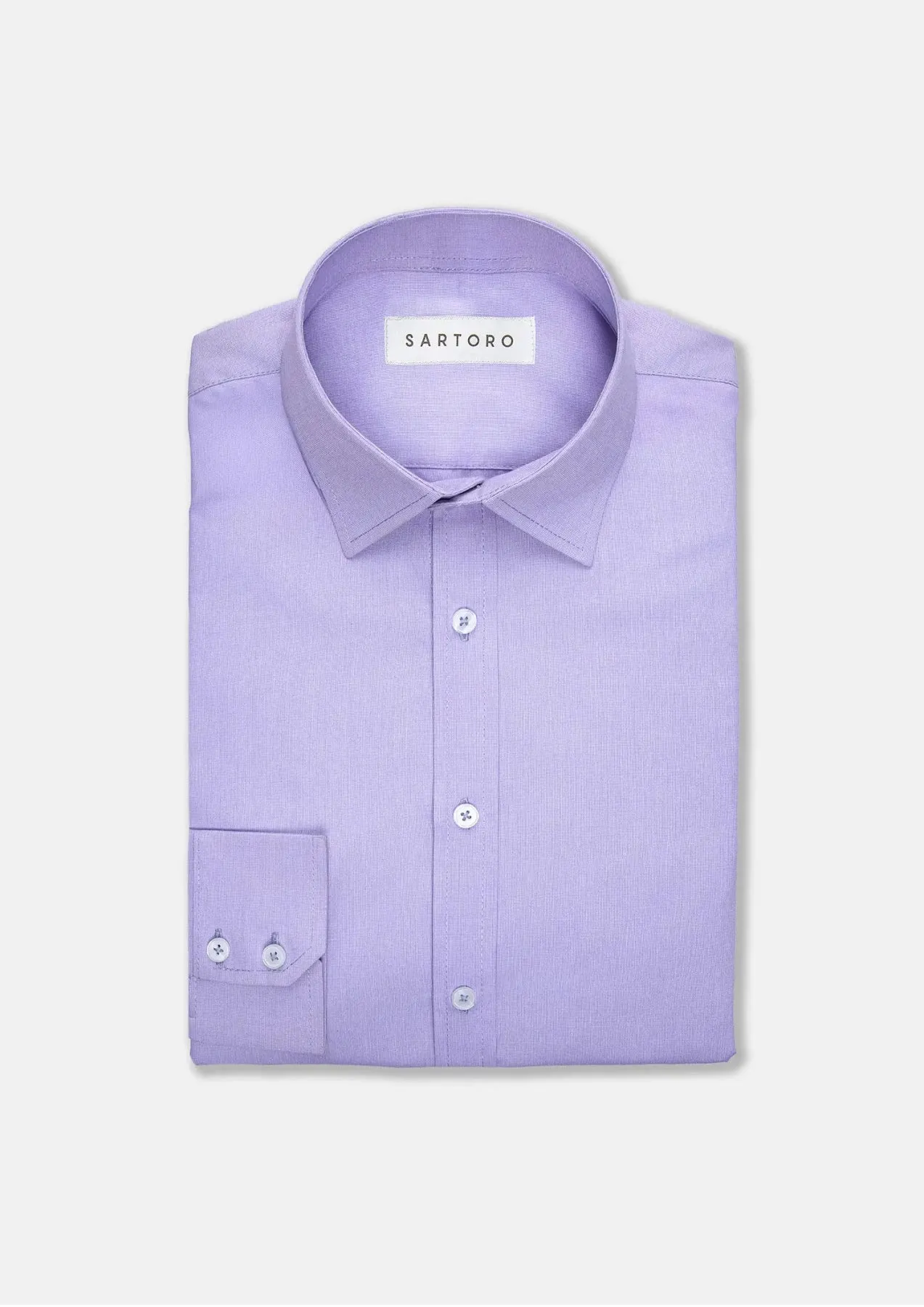 Mauve Egyptian Cotton Broadcloth Shirt sold by Sartoro