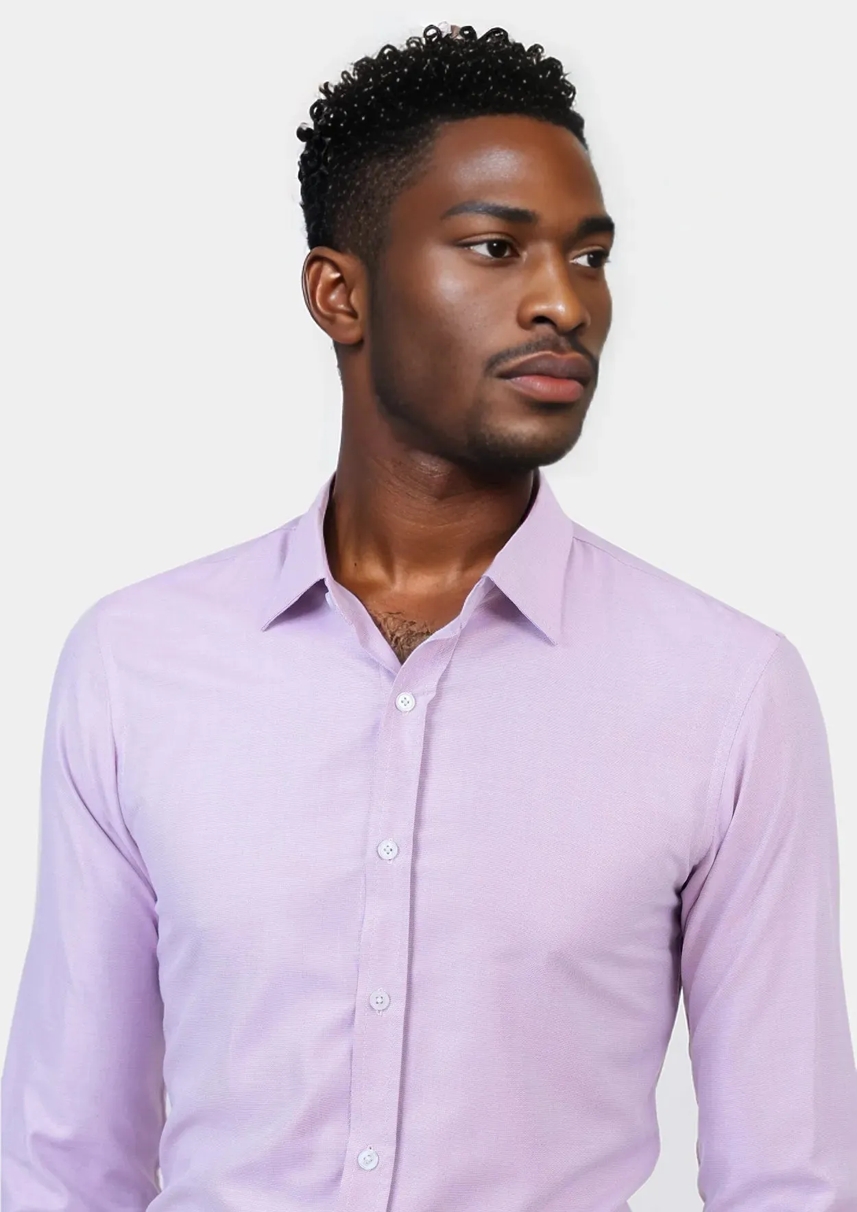 Lilac End On End Shirt sold by Sartoro product image thumbnail 3