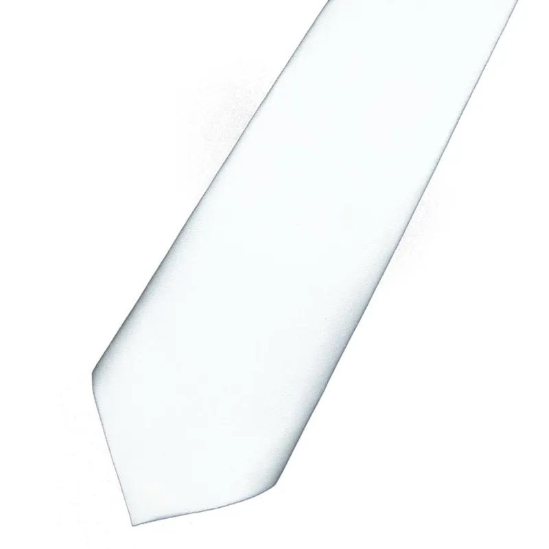Silk Satin White Tie sold by Sartoro