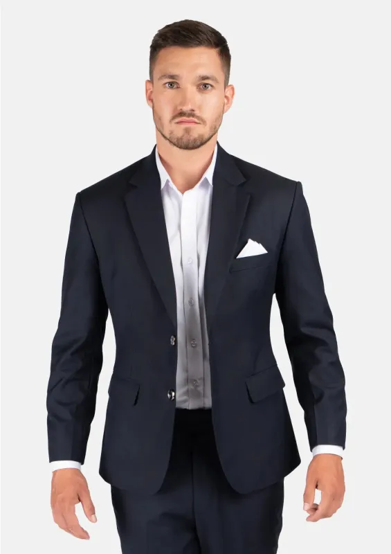 Astor Dark Navy Twill Suit sold by Sartoro