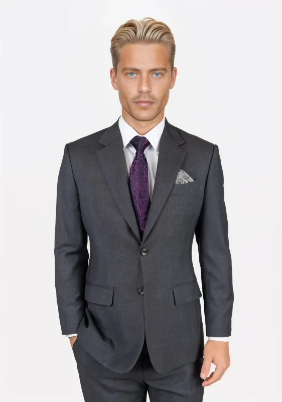Astor Charcoal Prince of Wales Suit sold by Sartoro