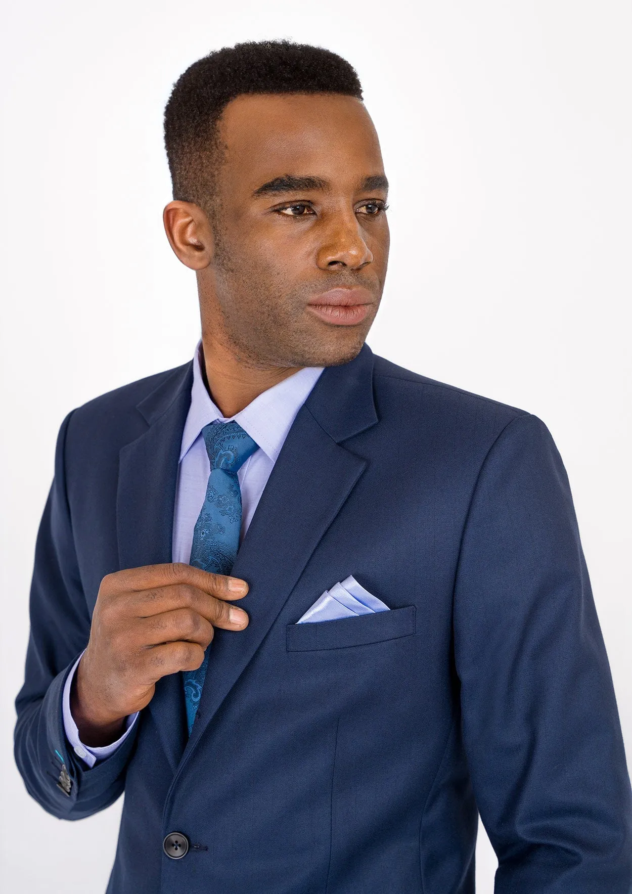 Thompson Navy Twill Suit sold by Sartoro product image thumbnail 5