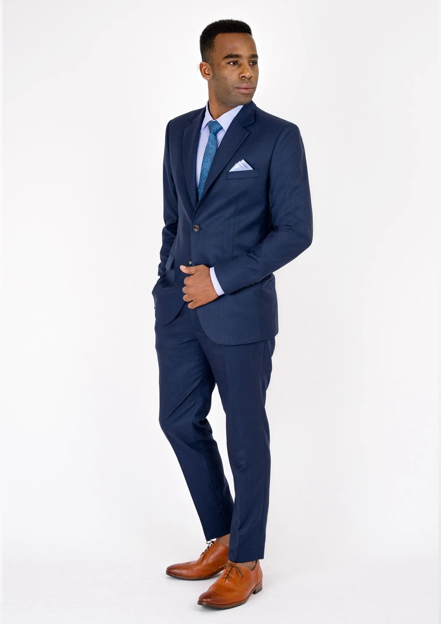 Thompson Navy Twill Suit sold by Sartoro product image thumbnail 3