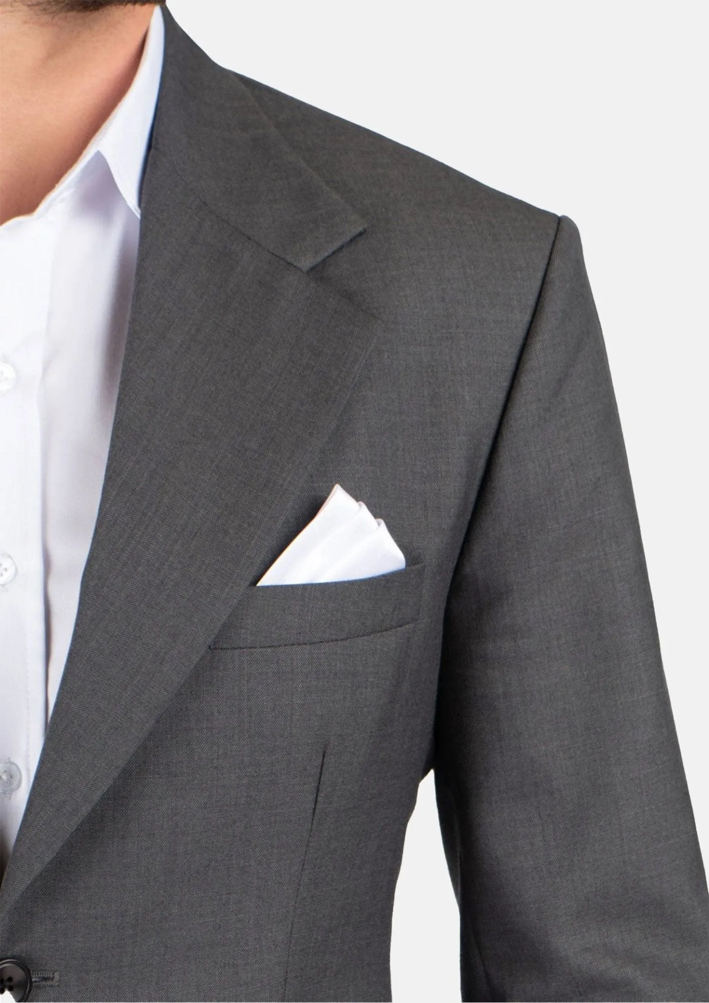 Ellis Charcoal Sharkskin Suit sold by Sartoro product image thumbnail 2