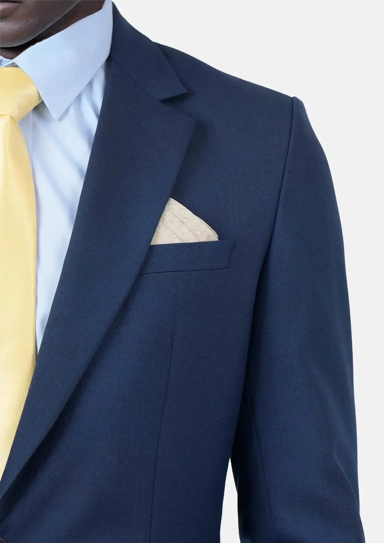 Astor Deep Blue Sharkskin Suit sold by Sartoro product image thumbnail 2