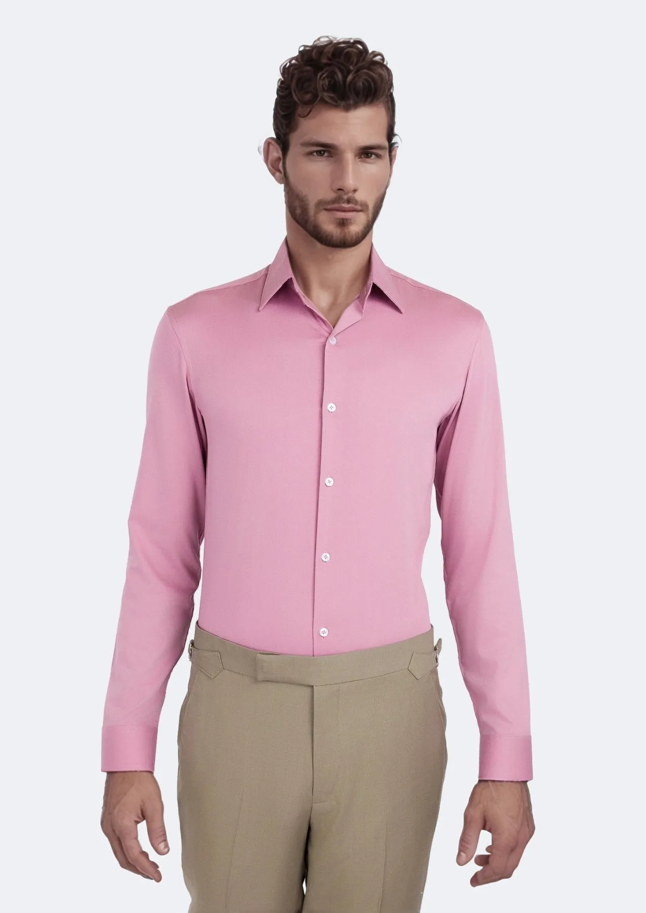 Flamingo Jacquard Bamboo Shirt sold by Sartoro product image thumbnail 2