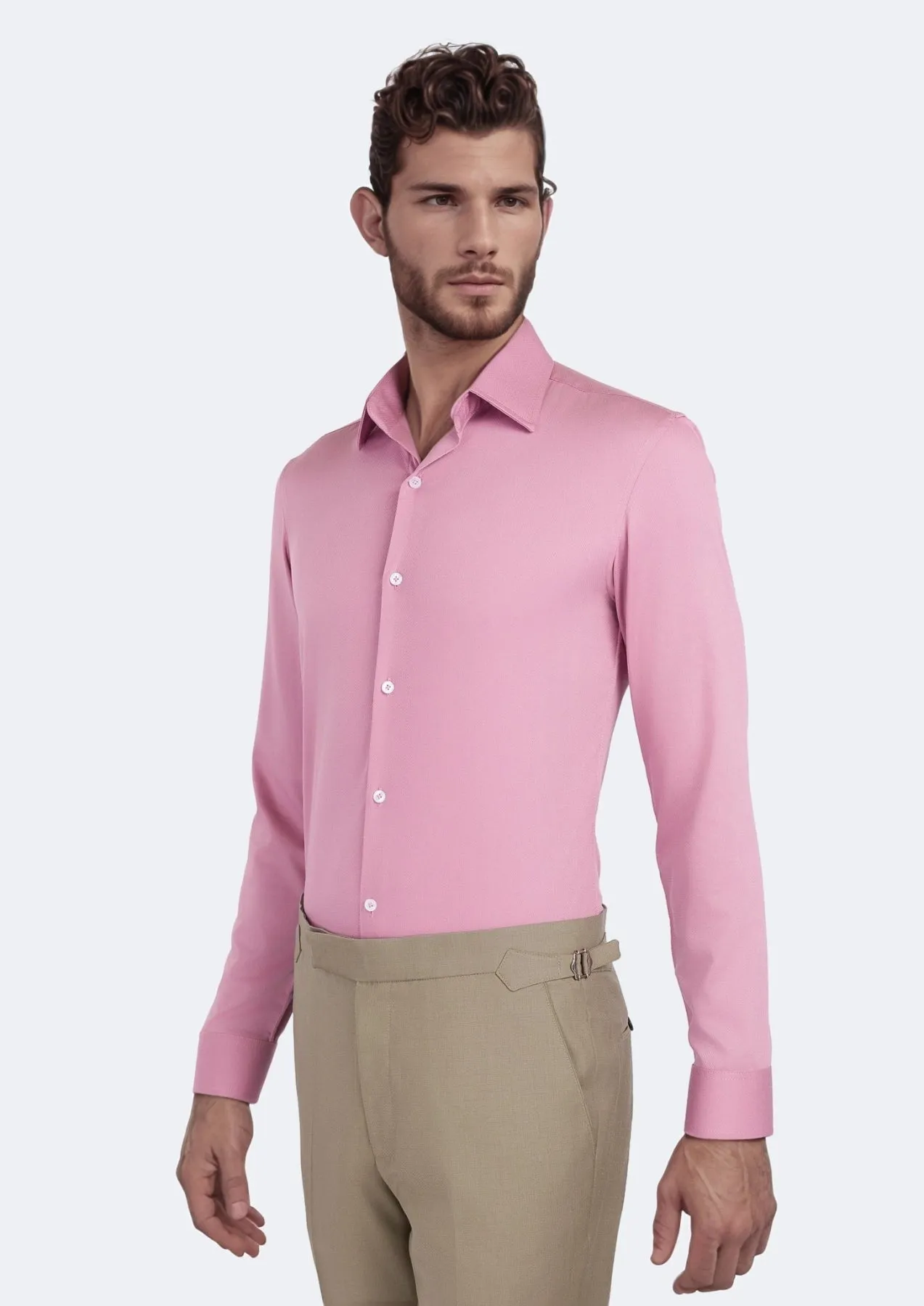 Flamingo Jacquard Bamboo Shirt sold by Sartoro product image thumbnail 3