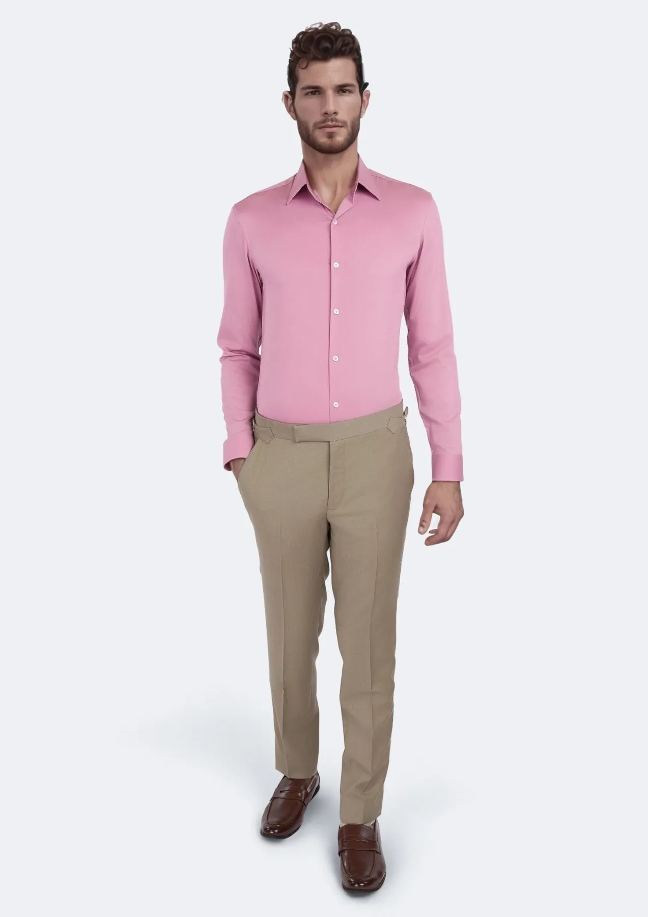 Flamingo Jacquard Bamboo Shirt sold by Sartoro product image thumbnail 4