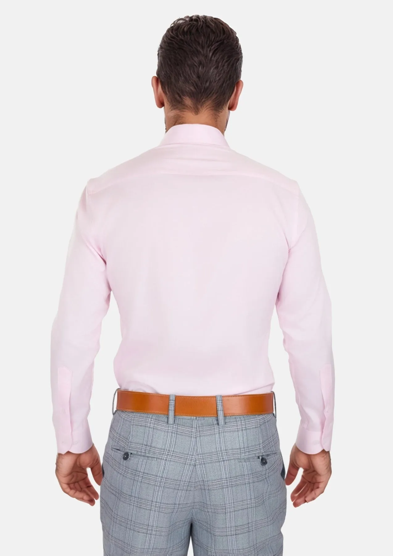Pastel Pink Bamboo Shirt sold by Sartoro product image thumbnail 4