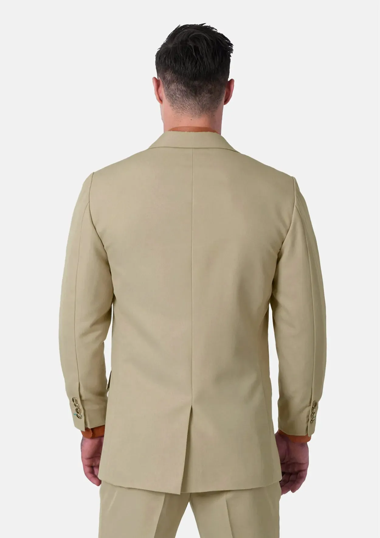 Ellis Dune Beige Cotton Suit sold by Sartoro product image thumbnail 4