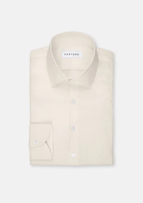 Sand Linen Shirt sold by Sartoro