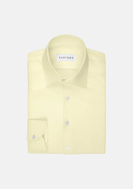 Olive Cream Linen Shirt sold by Sartoro