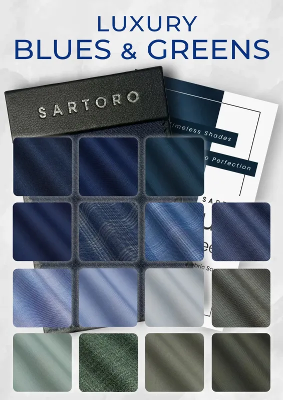 Luxury Blues & Greens Set made by Sartoro