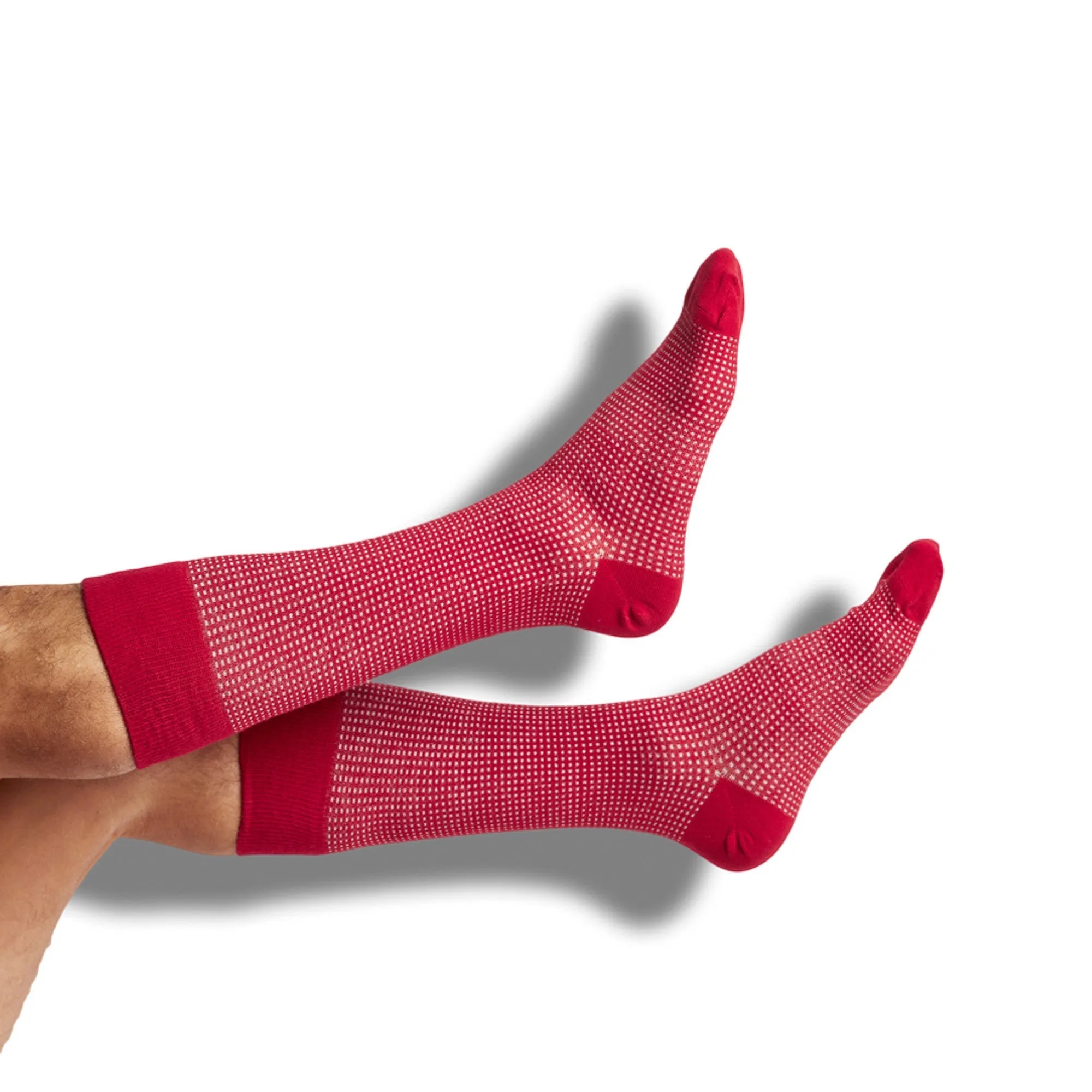 Cardinal / White Dress Socks 4-Pack sold by Sartoro product image thumbnail 5