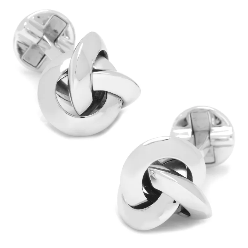 Sterling Silver Knot Cufflinks made by Sartoro