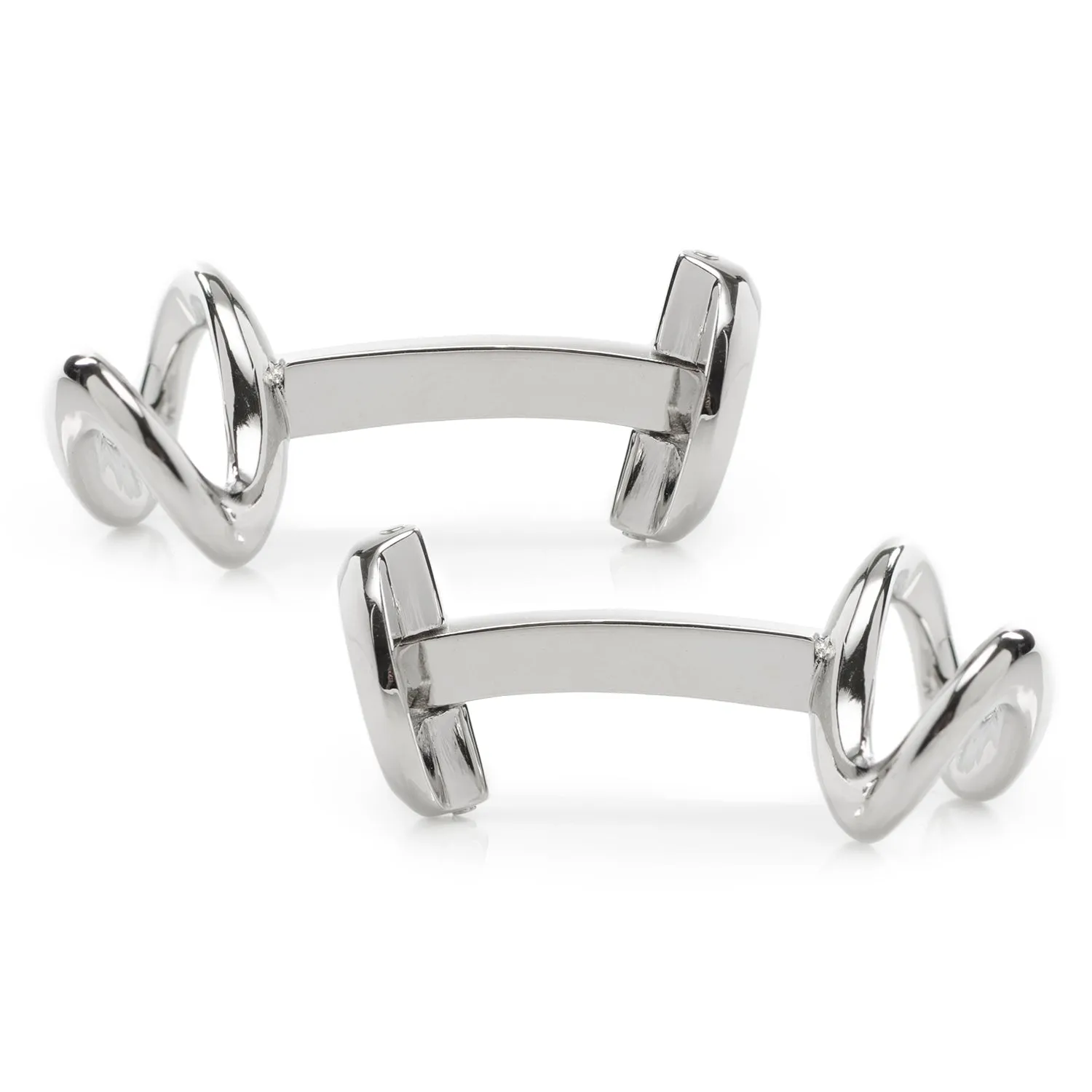 Sterling Silver Infinity Symbol Cufflinks sold by Sartoro product image thumbnail 3