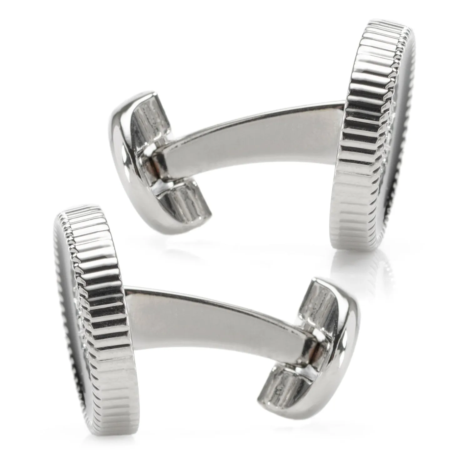 Crystal Button Rope Cufflinks sold by Sartoro product image thumbnail 3