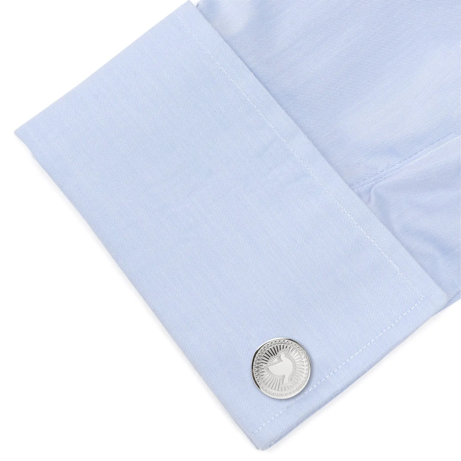 Silver Dove Radial Cufflinks sold by Sartoro product image thumbnail 3