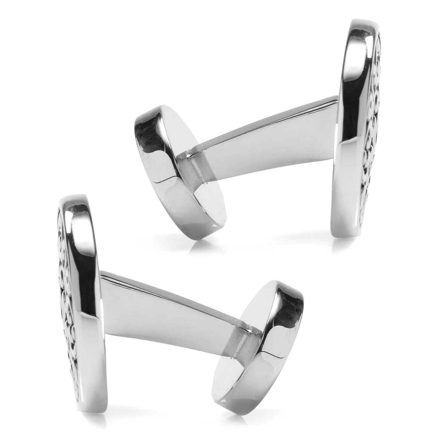 Antique Filigree Round Cufflinks sold by Sartoro product image thumbnail 4