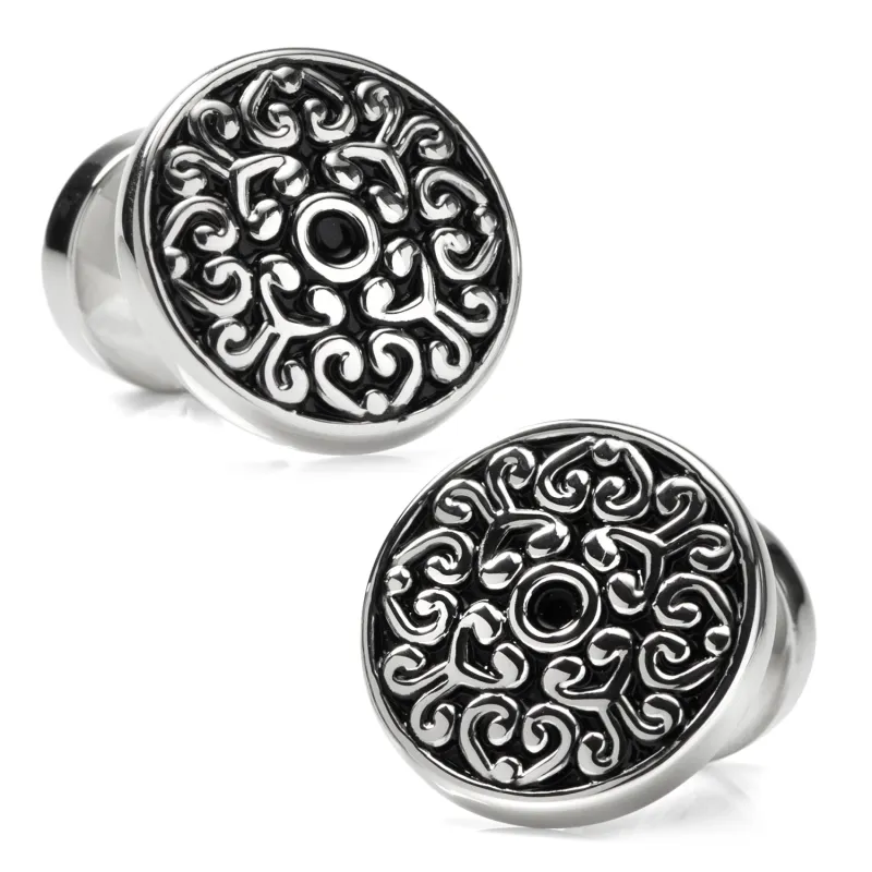 Antique Filigree Round Cufflinks made by Sartoro