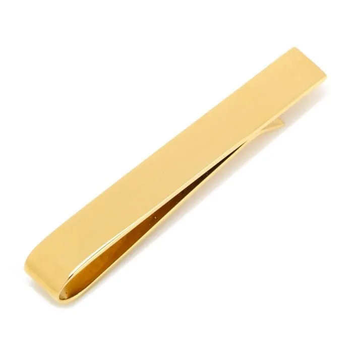Engravable Gold Plated Rope Border Round Cufflinks and Tie Bar Gift Set sold by Sartoro product image thumbnail 3