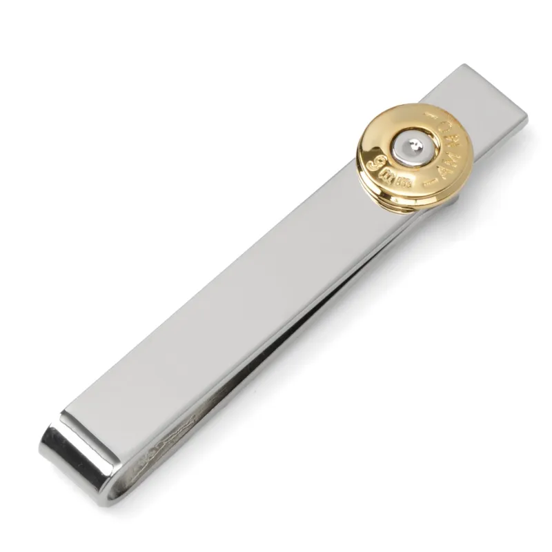 Bullet Silver Tie Bar made by Sartoro