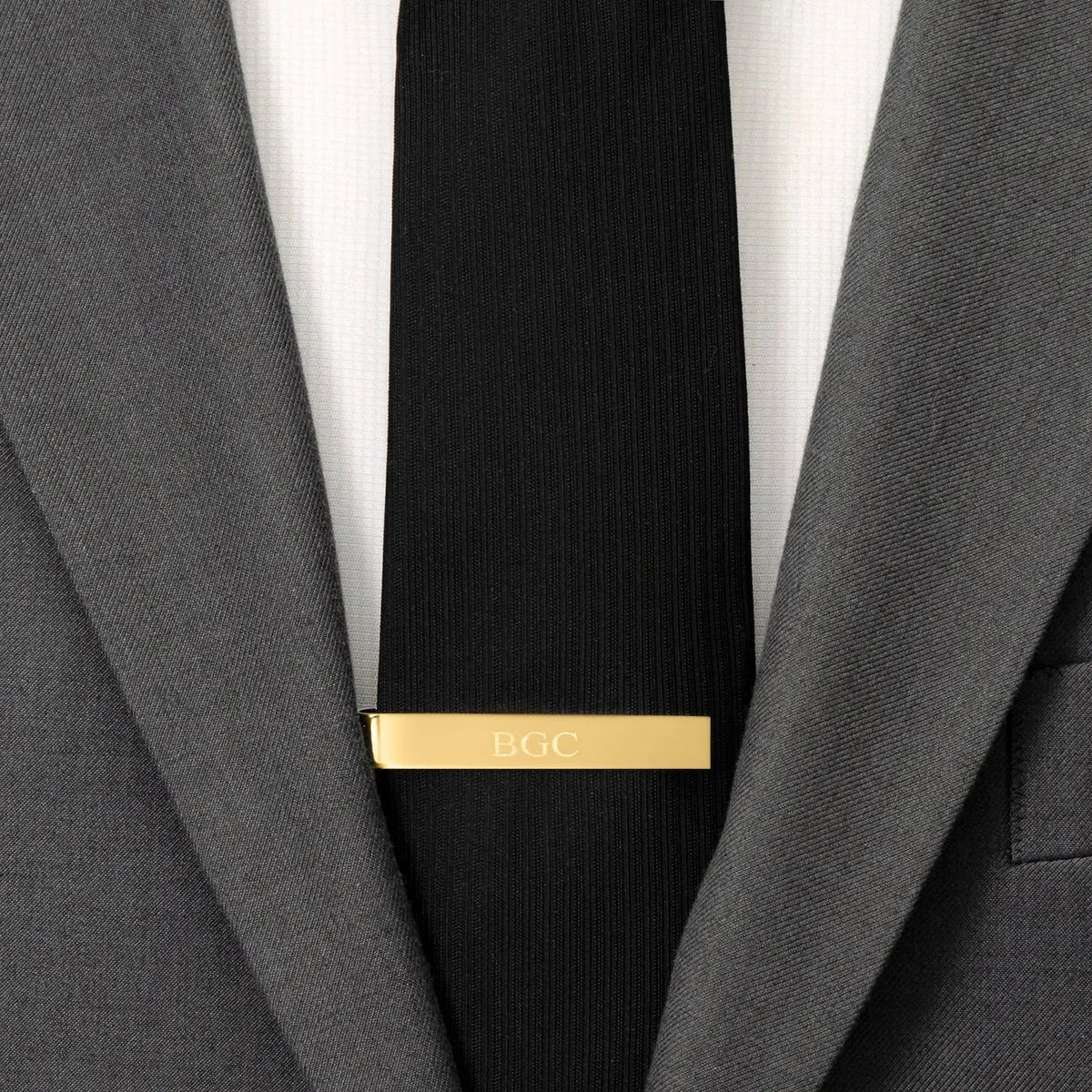 Wedding Party Gold Engravable Tie Bar sold by Sartoro product image thumbnail 2