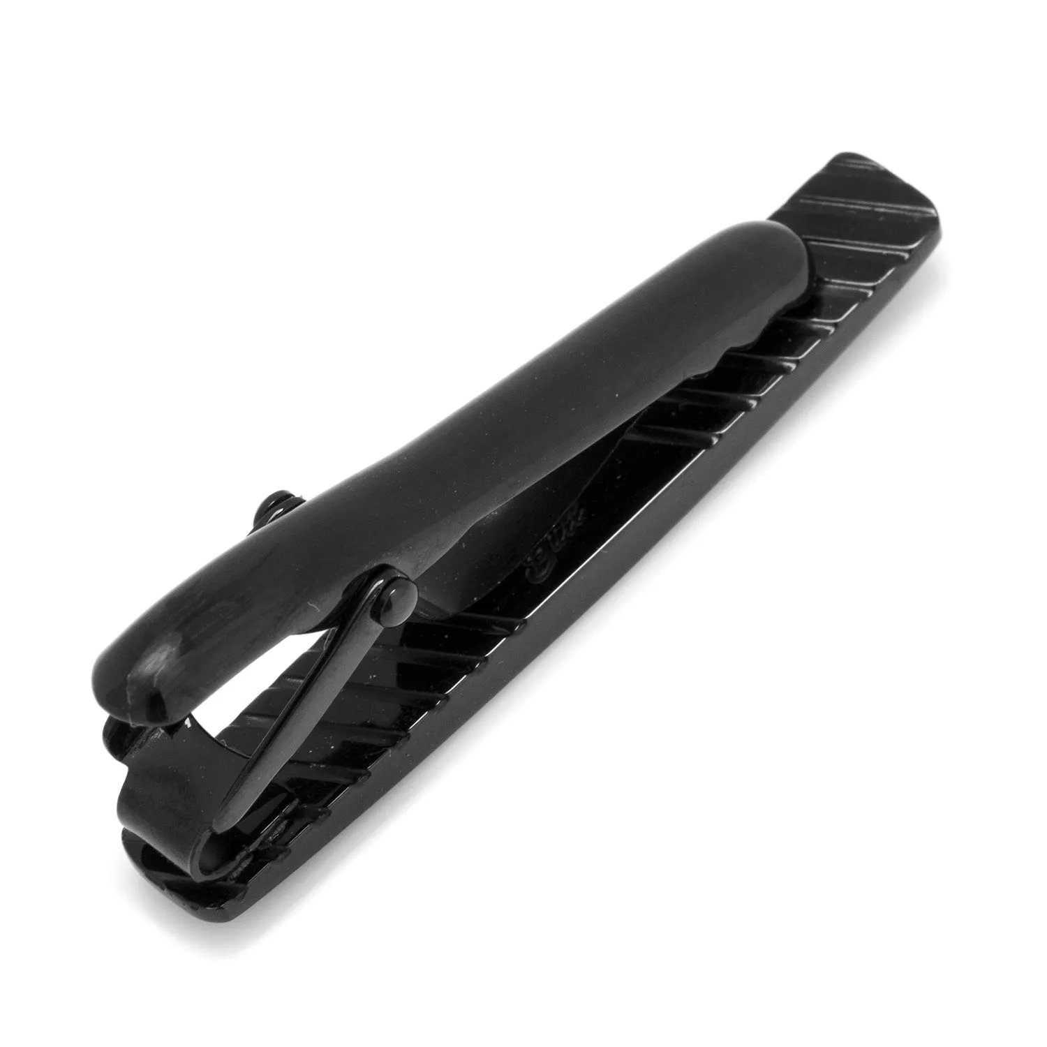 Gunmetal and Onyx Inlaid Tie Clip sold by Sartoro product image thumbnail 3