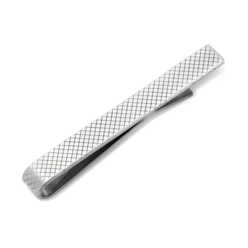 Etched Grid Tie Bar made by Sartoro