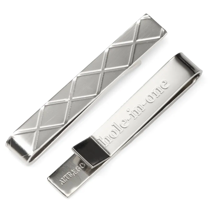 Golf Hole-In-One Hidden Message Tie Bar made by Sartoro