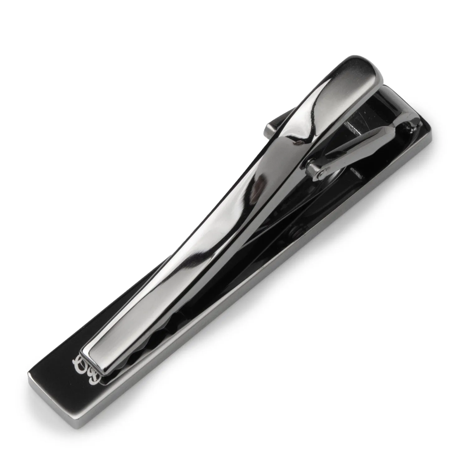 Stainless Steel Gunmetal Engravable Tie Clip sold by Sartoro product image thumbnail 3