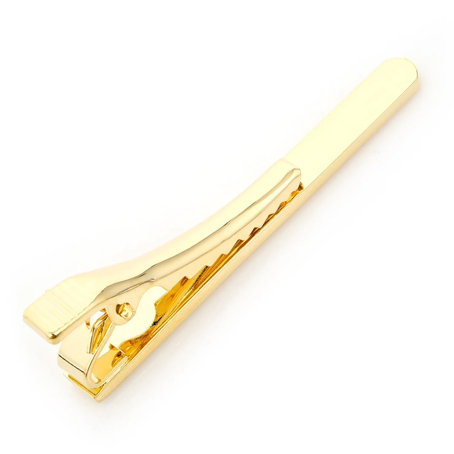 Gold Etched Lines Tie Clip sold by Sartoro product image thumbnail 3