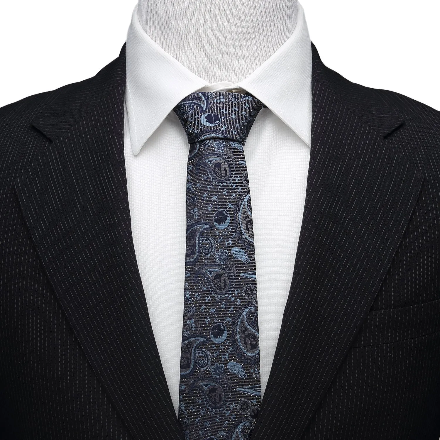 Star Wars Darth Vader Blue and Gray Paisley Tie sold by Sartoro product image thumbnail 2