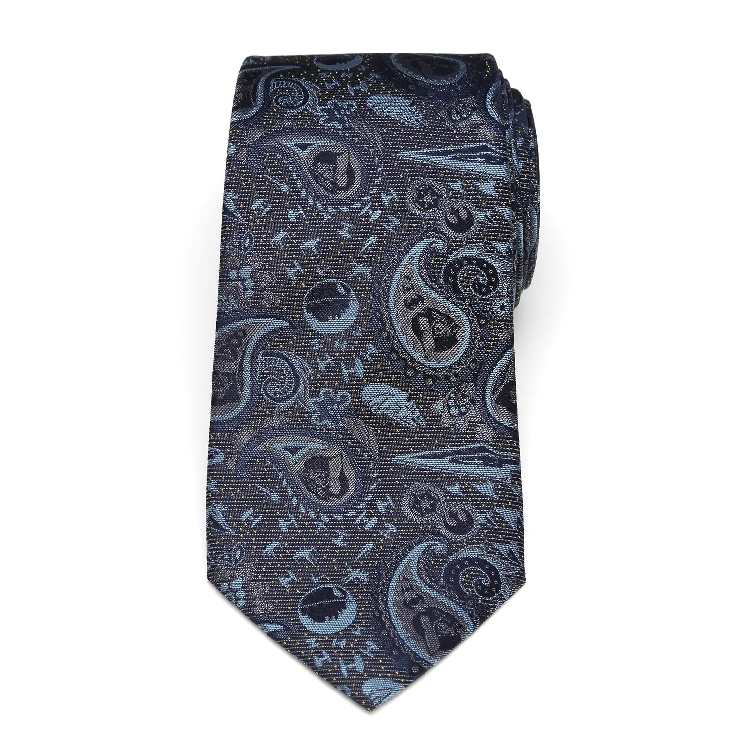 Star Wars Darth Vader Blue and Gray Paisley Tie sold by Sartoro product image thumbnail 3