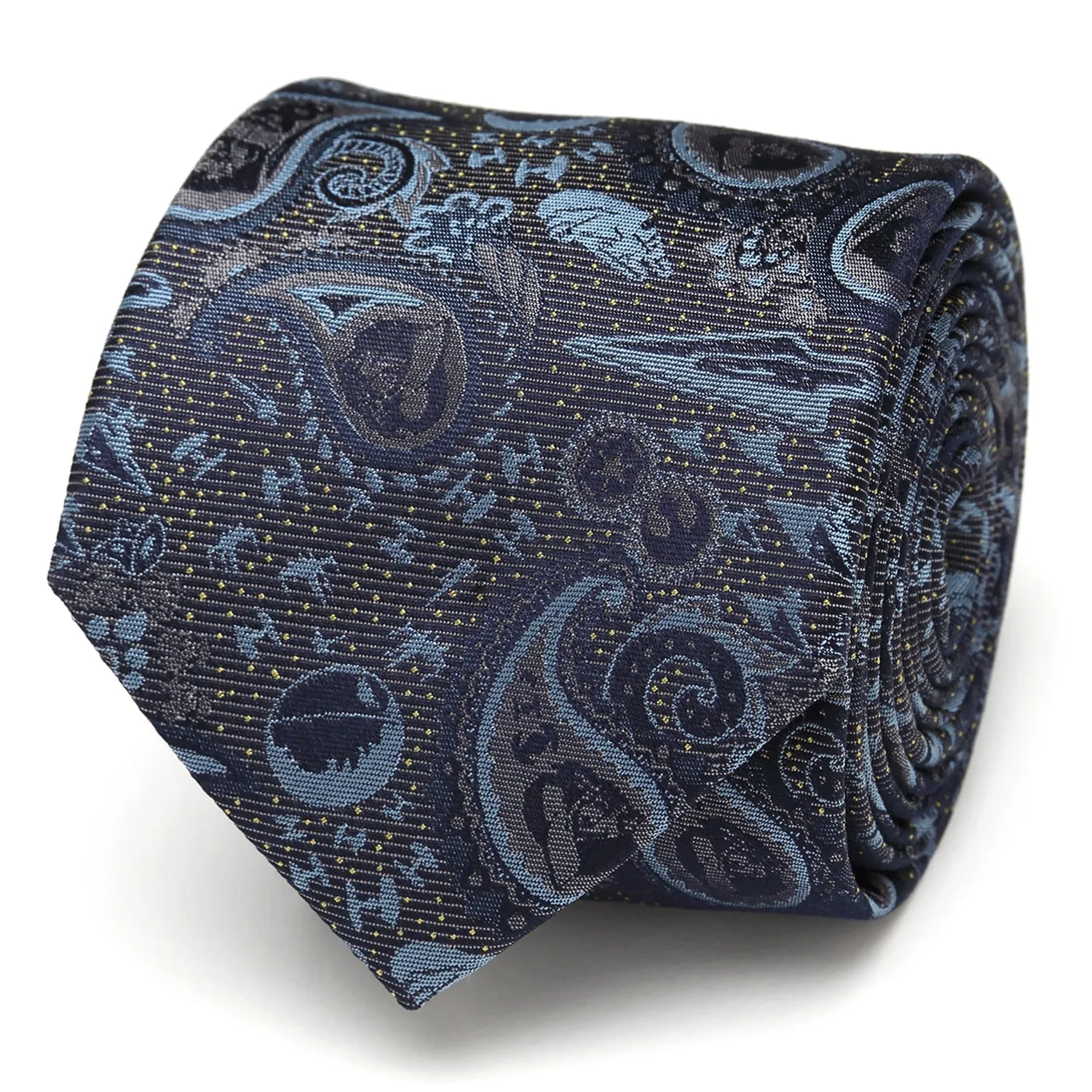 Star Wars Darth Vader Blue and Gray Paisley Tie sold by Sartoro