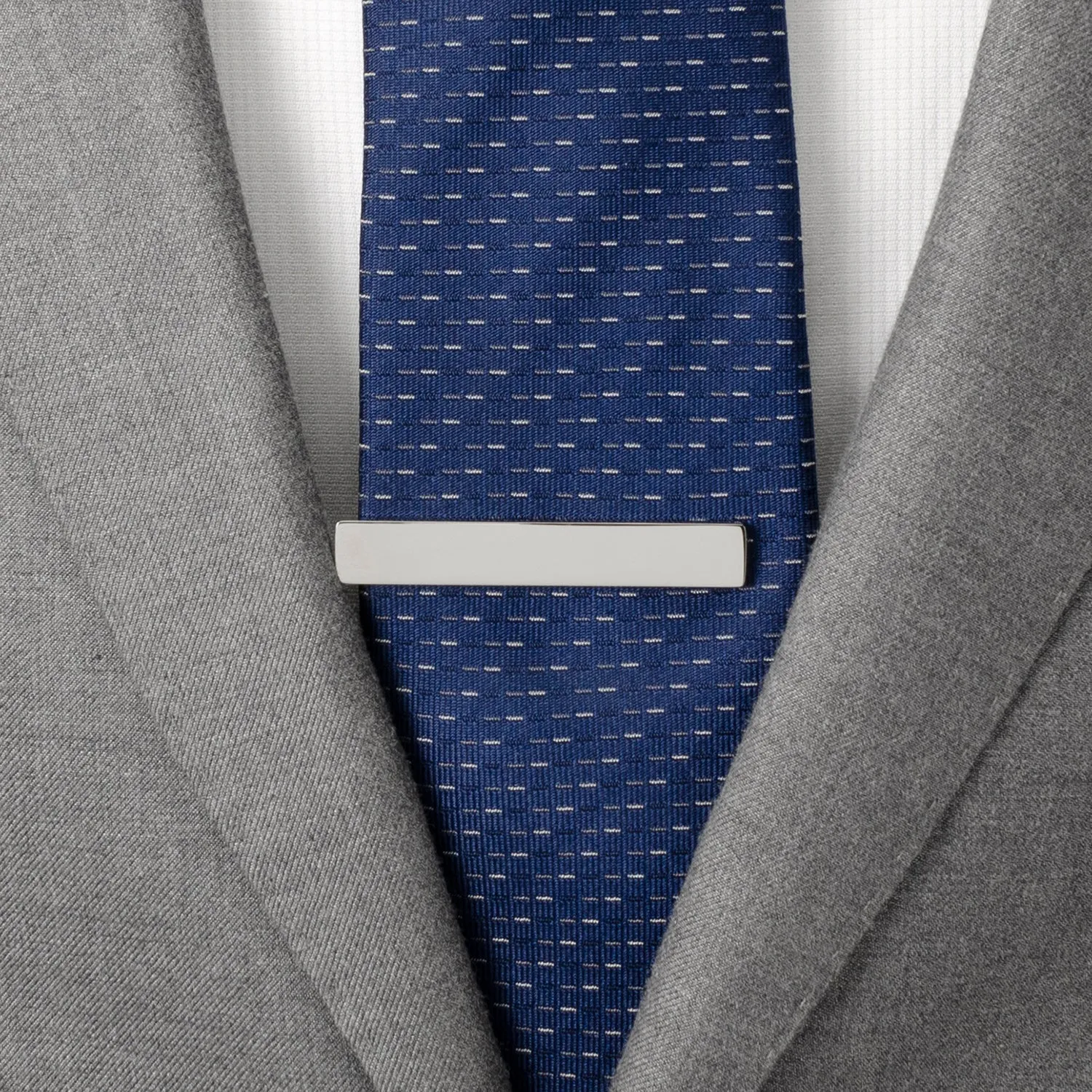 Silver Stainless Steel Engravable Tie Clip sold by Sartoro product image thumbnail 2