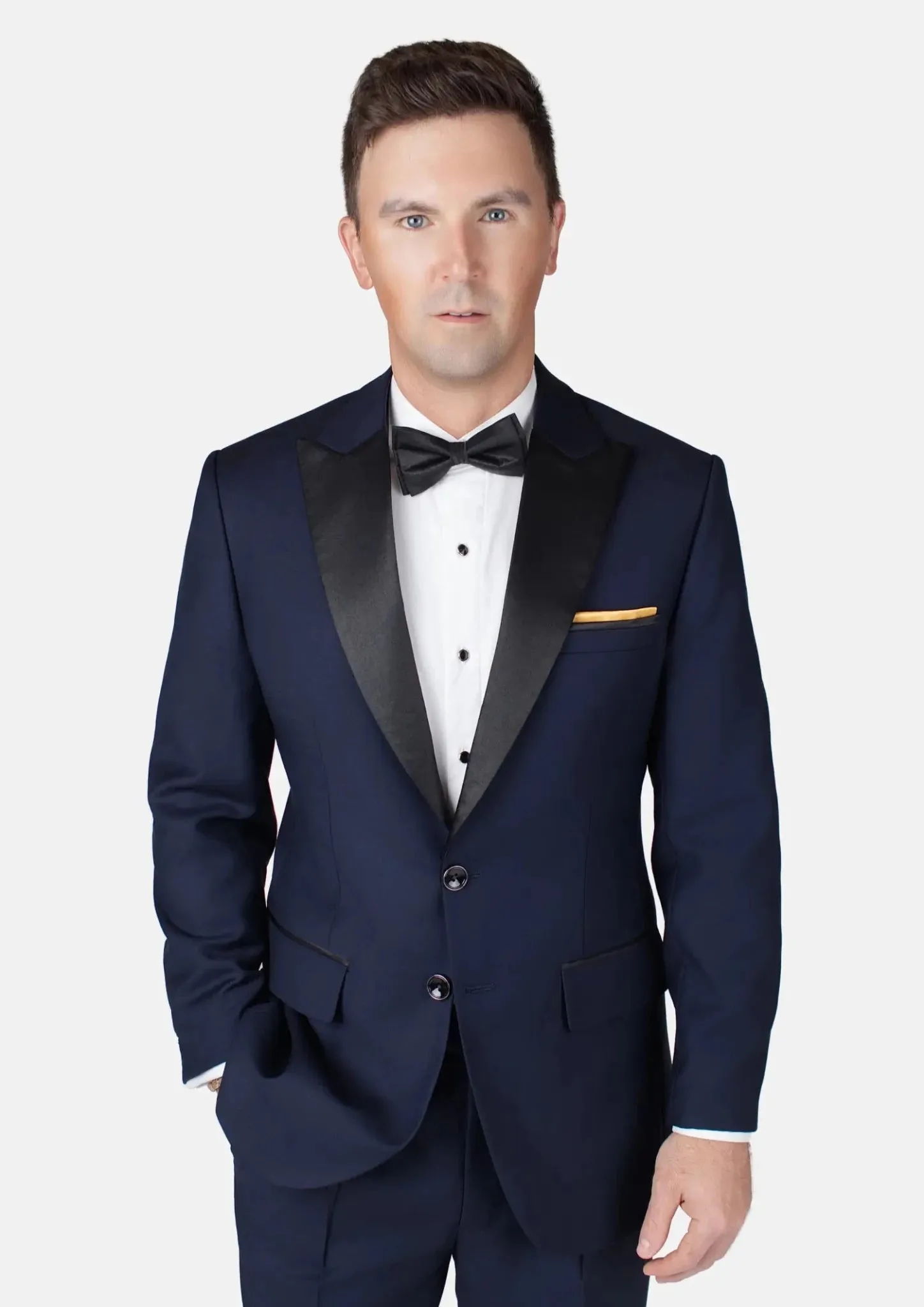 Stratos Blue Mohair Tuxedo sold by Sartoro product image thumbnail 4