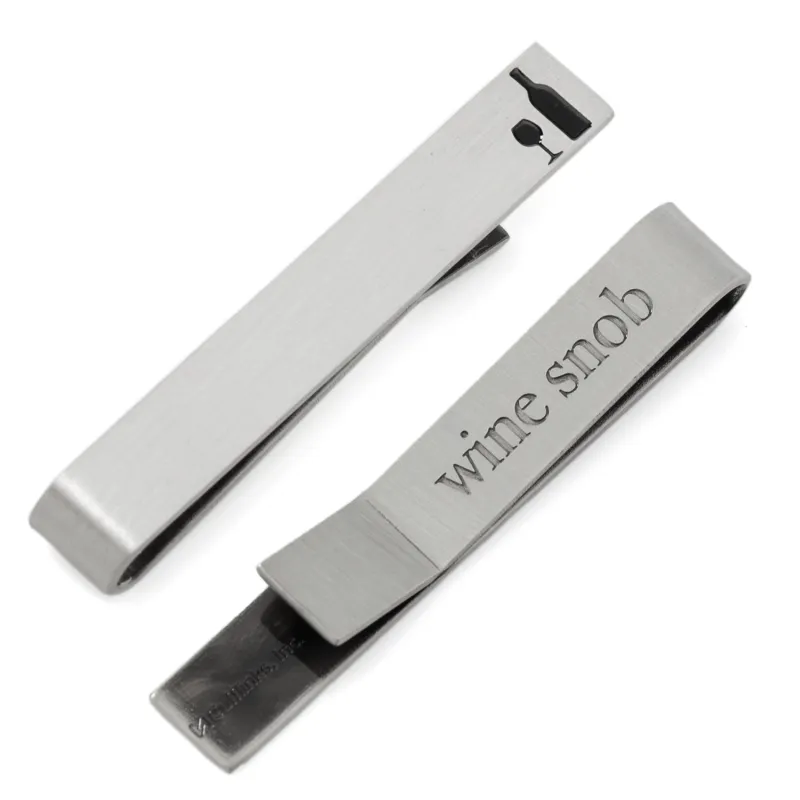 Wine Snob Tie Bar made by Sartoro