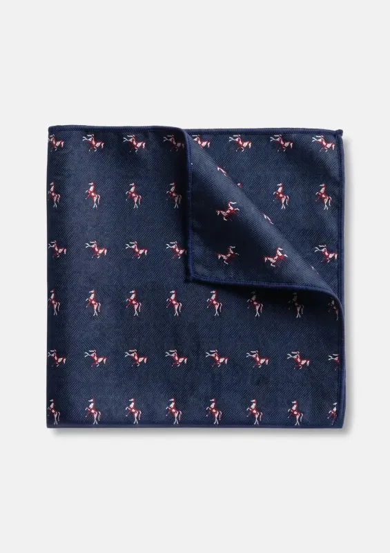 Midnight Cavalry Pocket Square made by Sartoro