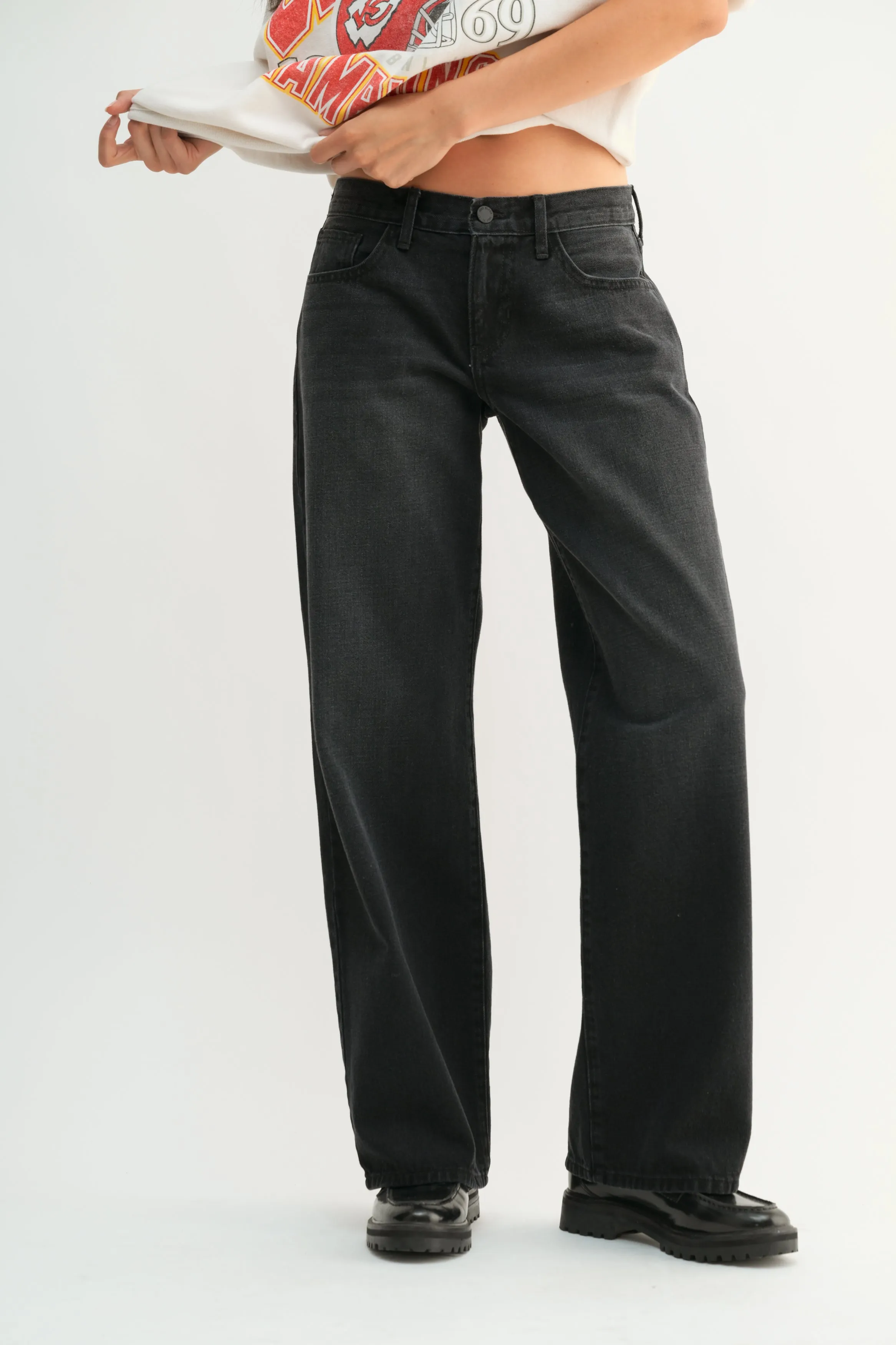 The Low Rise Slouch Jean sold by Just Black Denim product image thumbnail 5