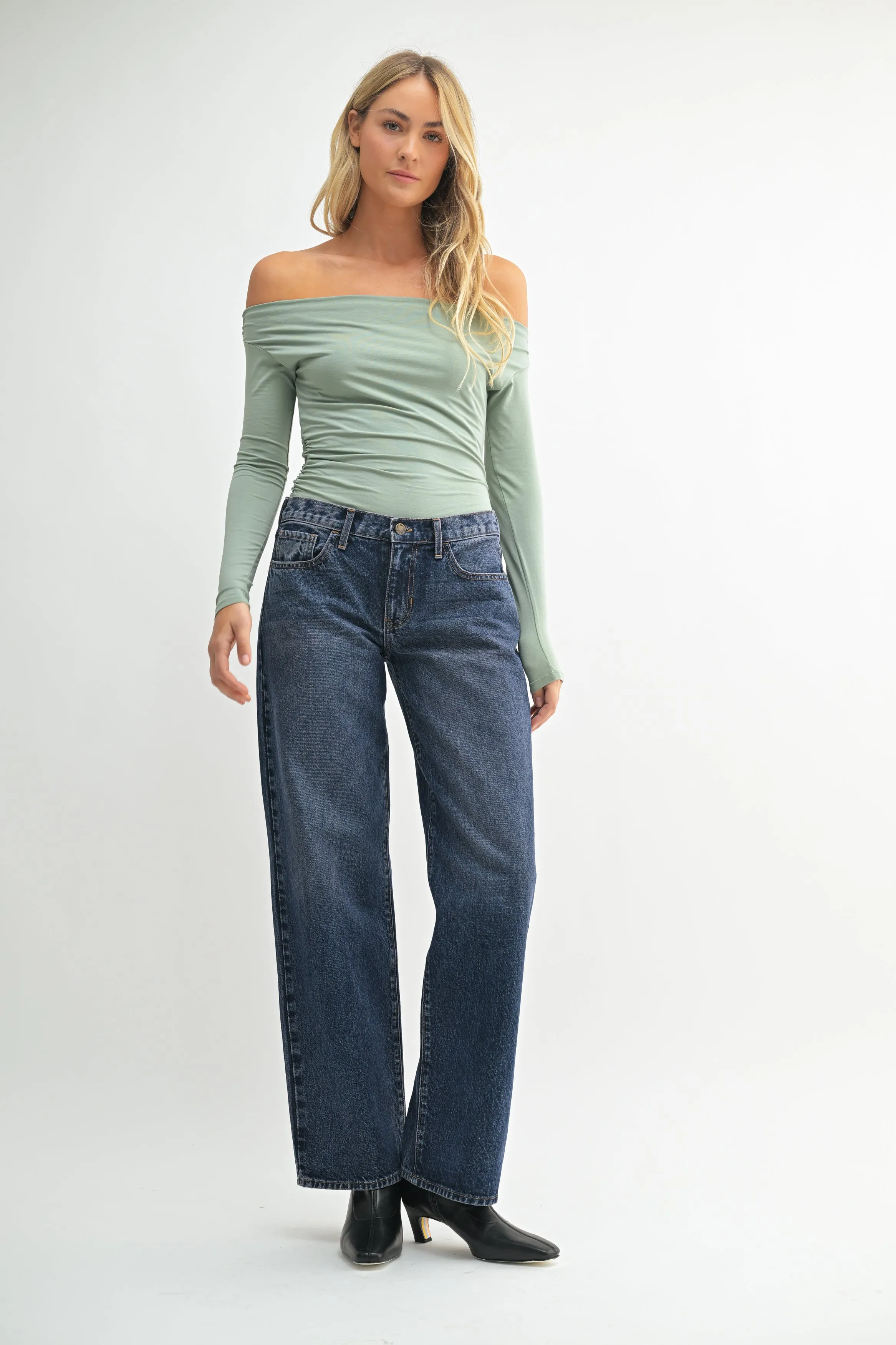 The Low Rise Slouch Jean sold by Just Black Denim product image thumbnail 2