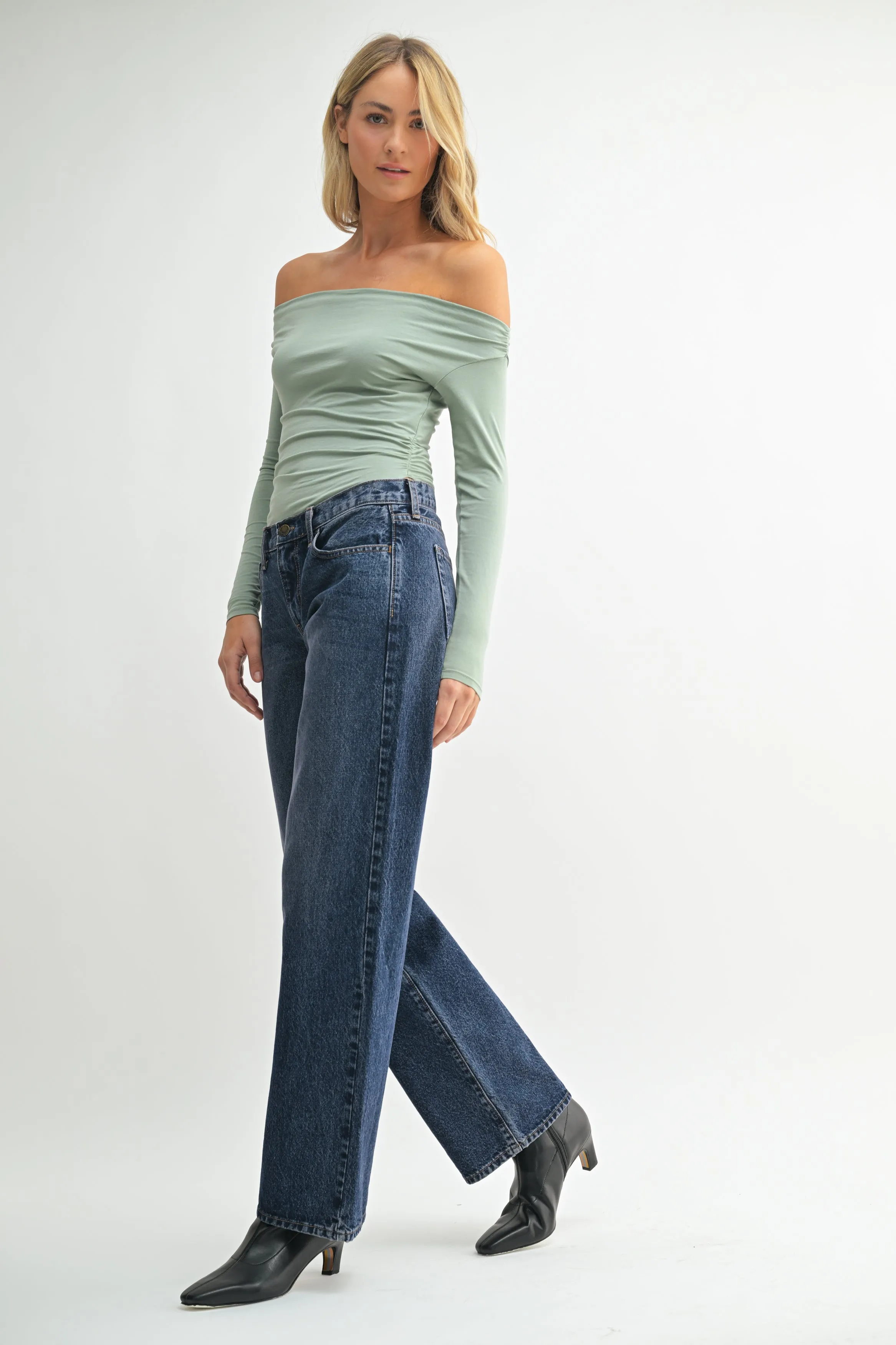 The Low Rise Slouch Jean sold by Just Black Denim product image thumbnail 3