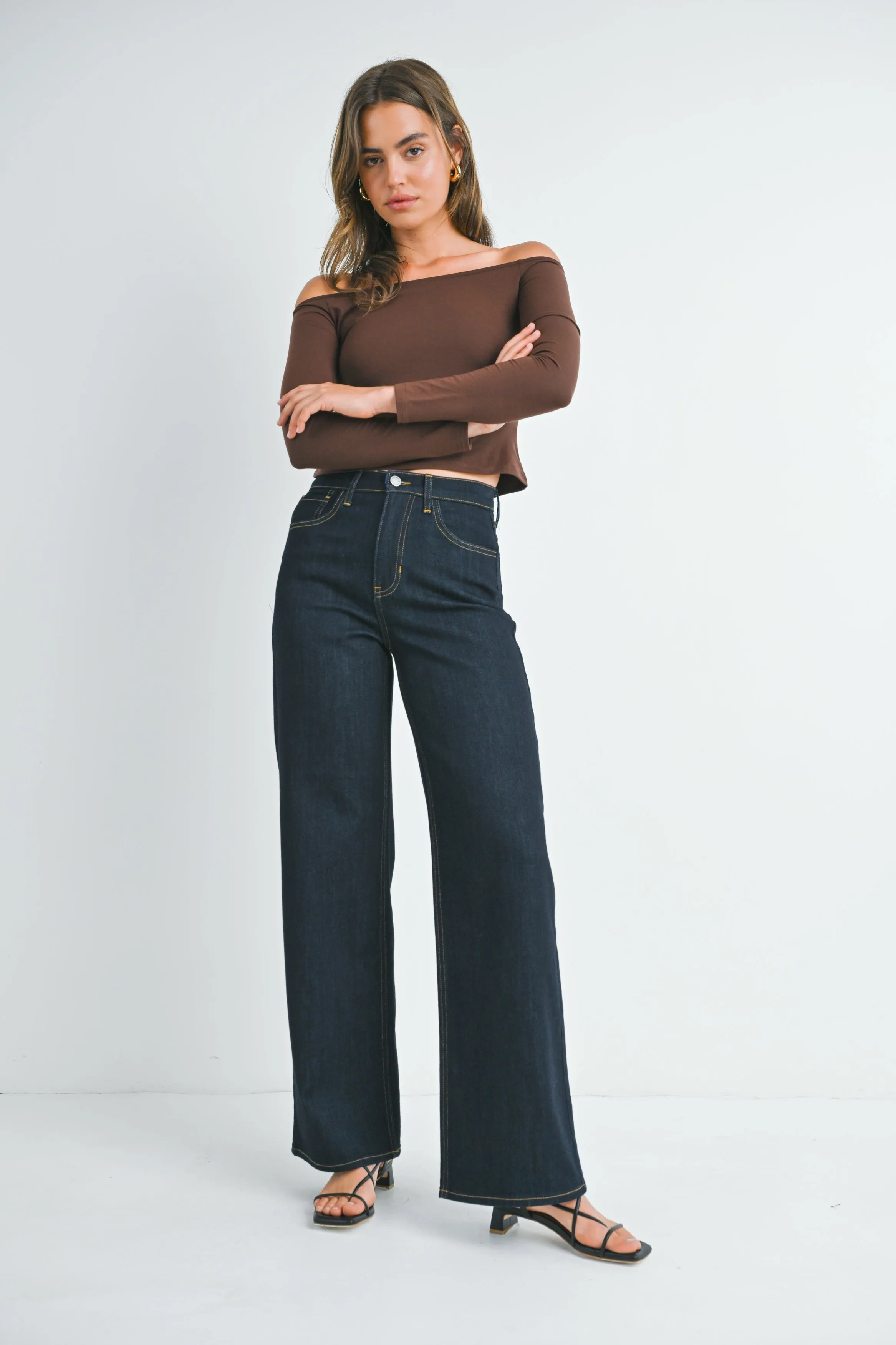 The Relaxed Wide Leg Jean sold by Just Black Denim product image thumbnail 2