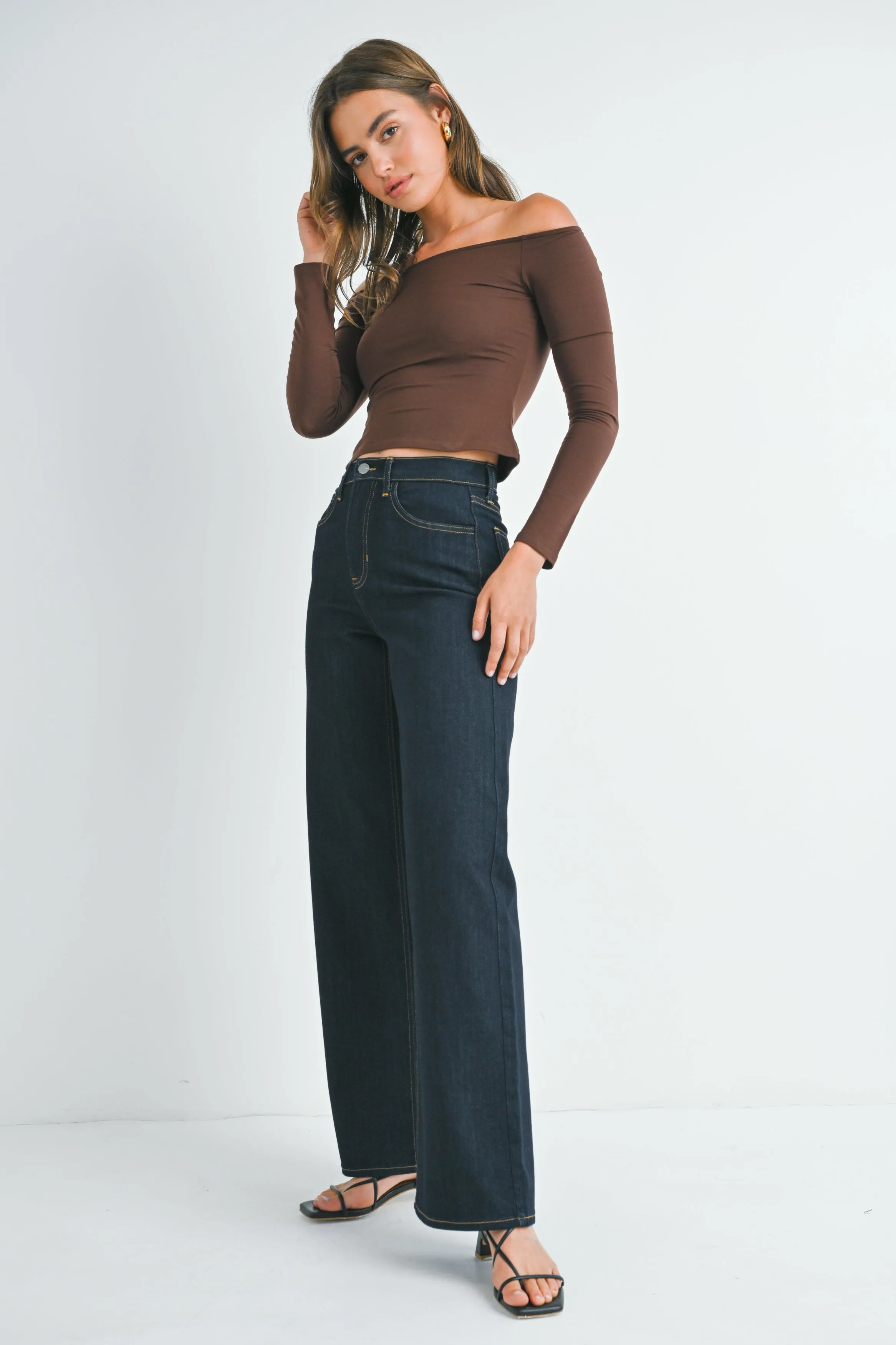 The Relaxed Wide Leg Jean sold by Just Black Denim product image thumbnail 3