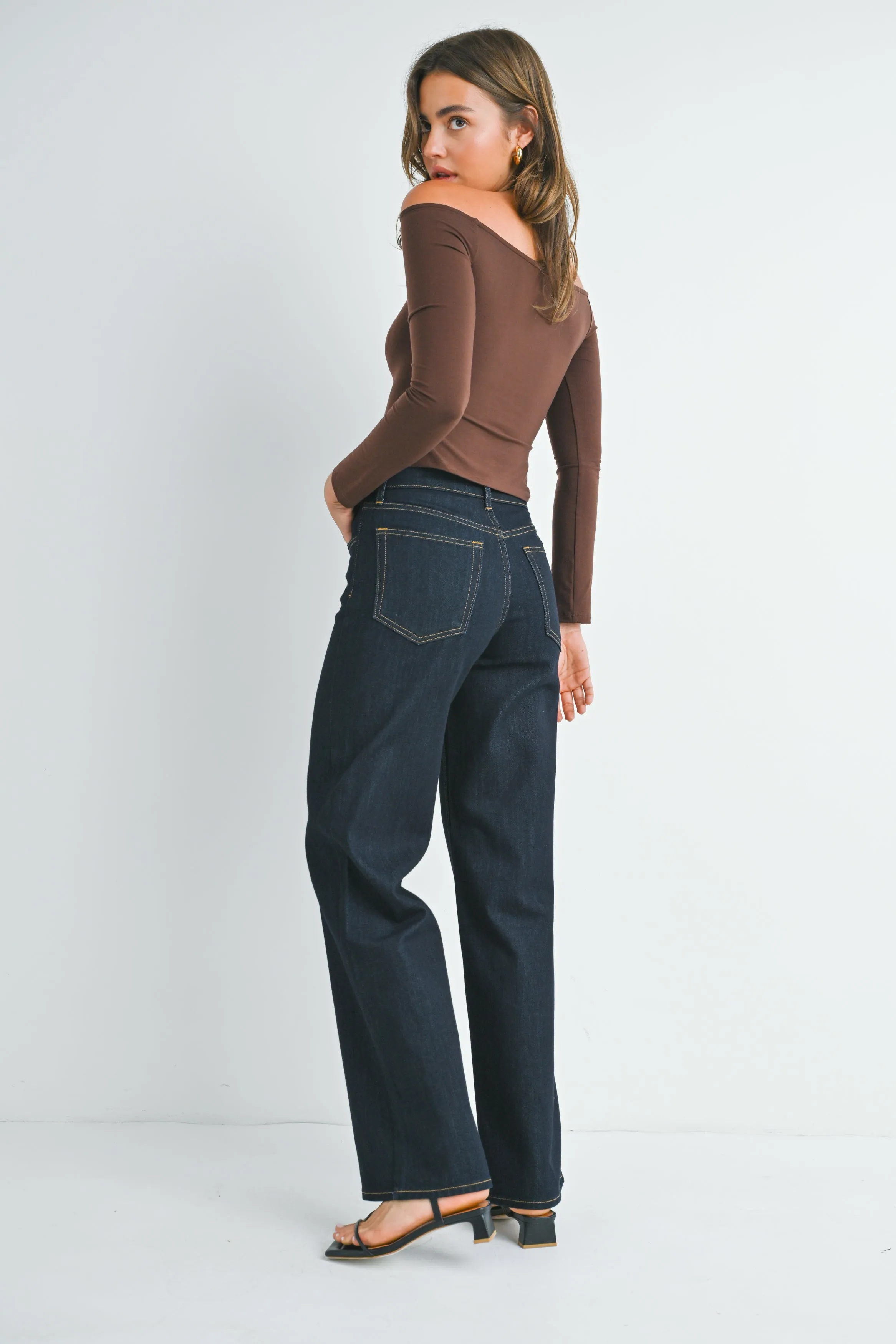 The Relaxed Wide Leg Jean sold by Just Black Denim product image thumbnail 4