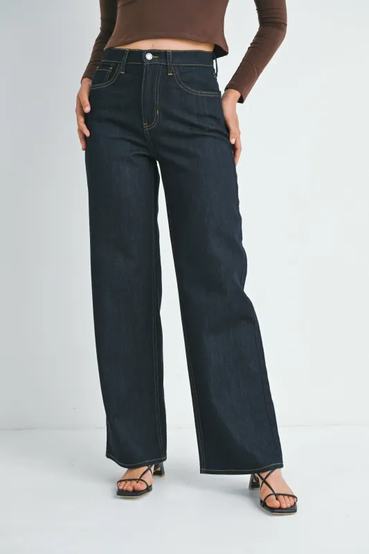 The Relaxed Wide Leg Jean sold by Just Black Denim