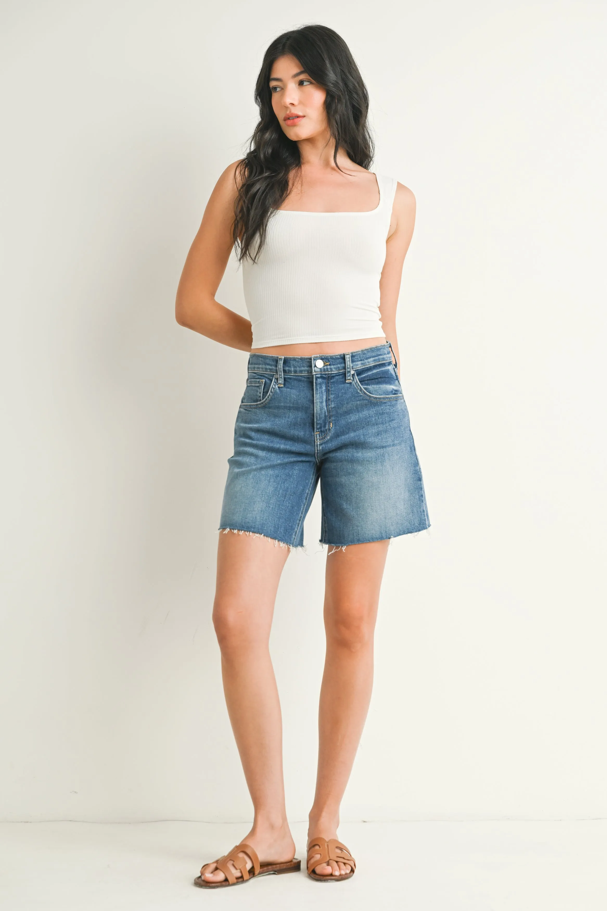 The Midrise Bermuda Short sold by Just Black Denim product image thumbnail 2