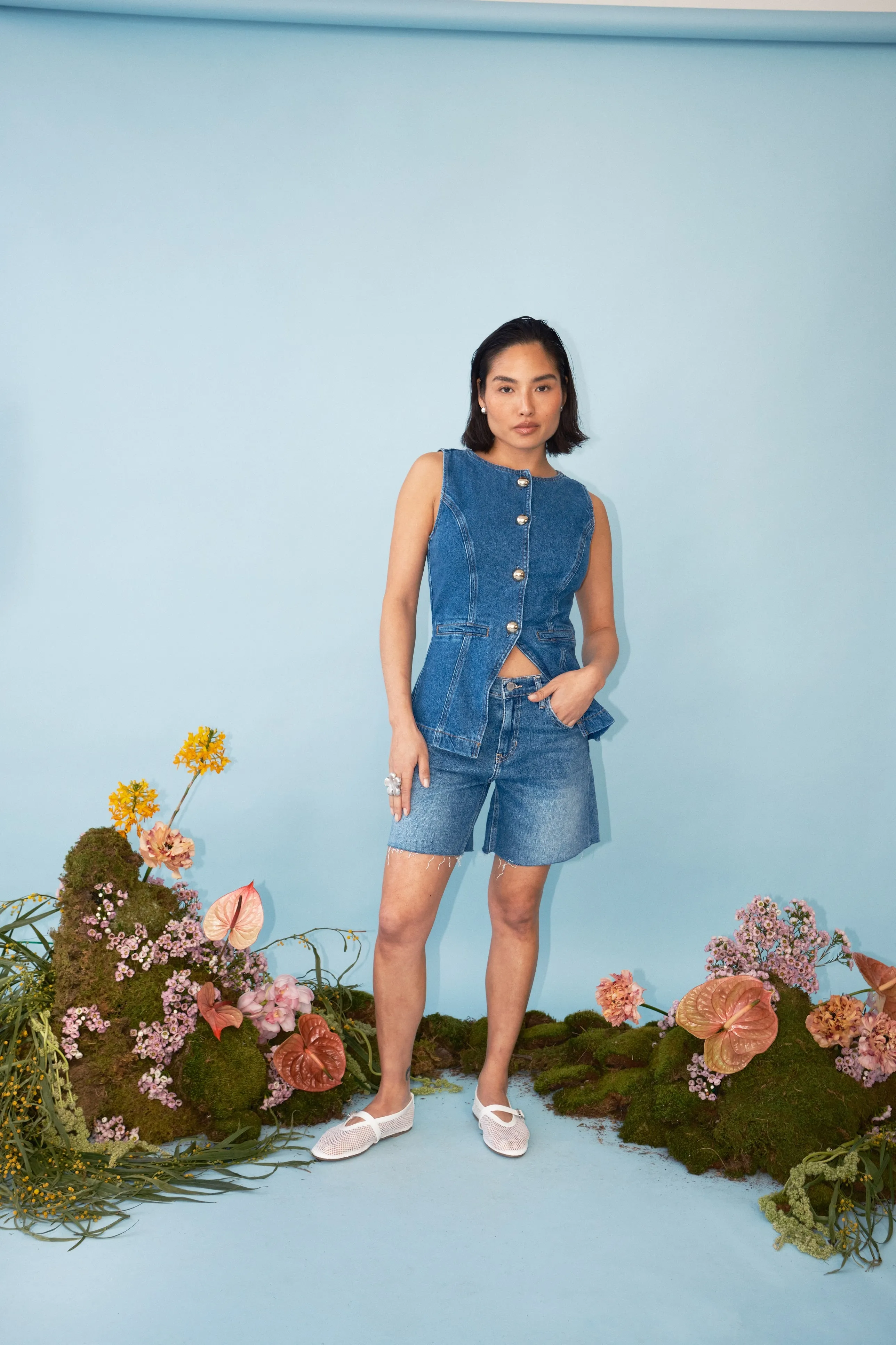 The Midrise Bermuda Short sold by Just Black Denim product image thumbnail 5