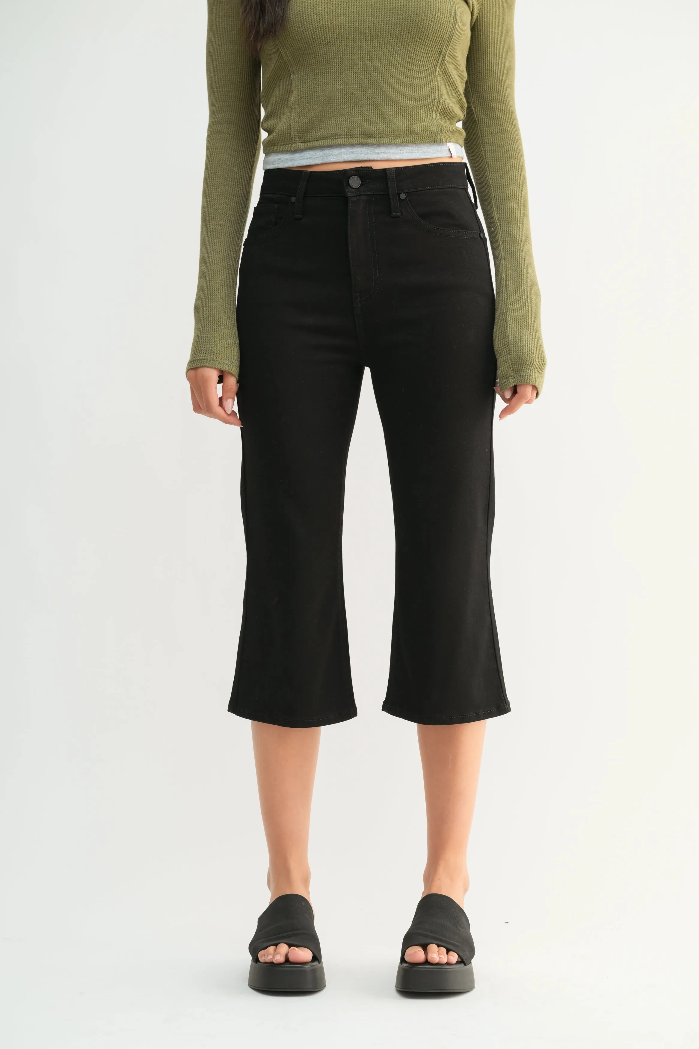 The Mid Rise Capri sold by Just Black Denim product image thumbnail 5