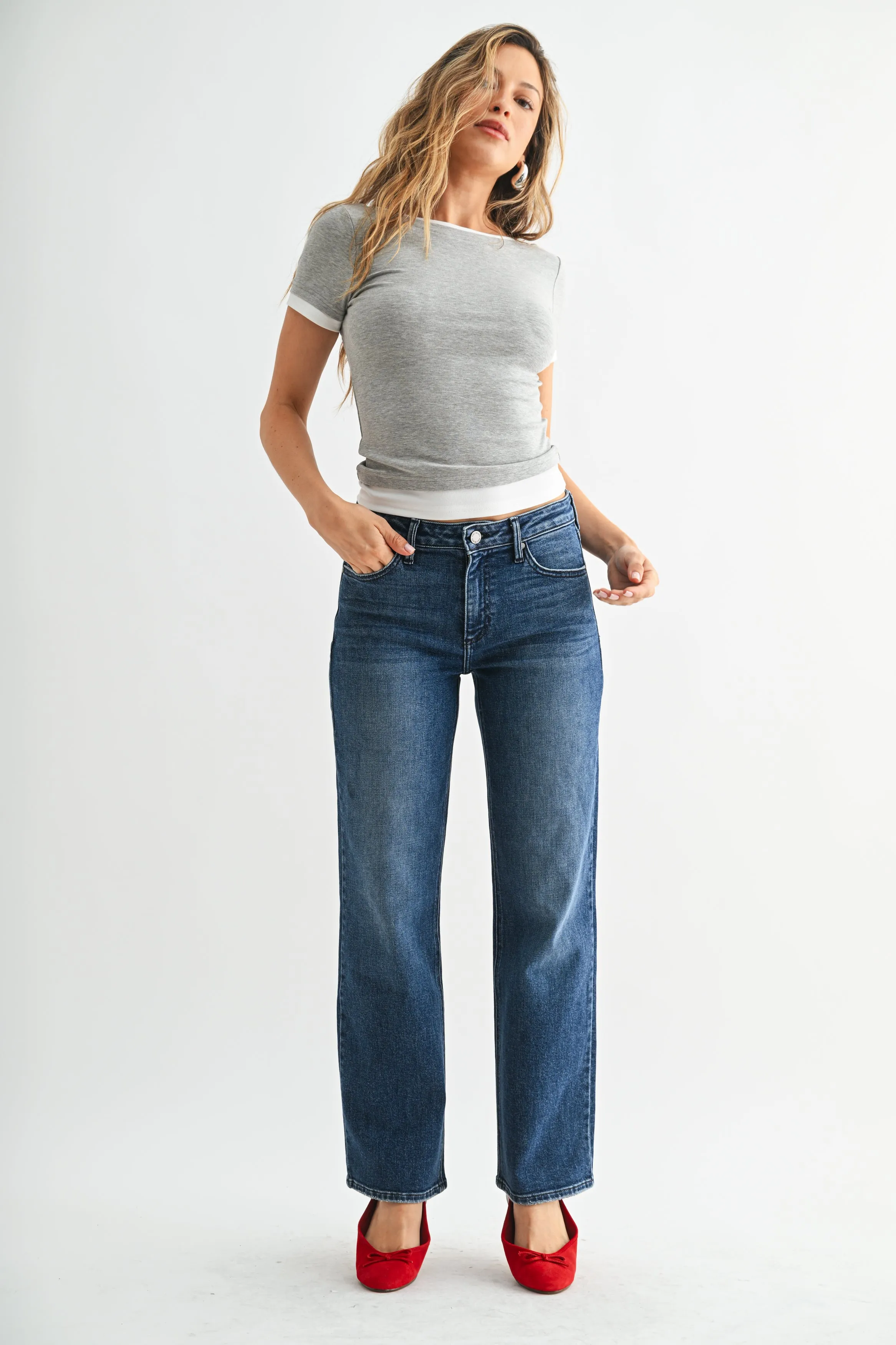 The Stretchy Straight Jean sold by Just Black Denim product image thumbnail 2